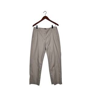 J.Crew womens pants size 10 The Kallie pant beige lined pockets office, dressy